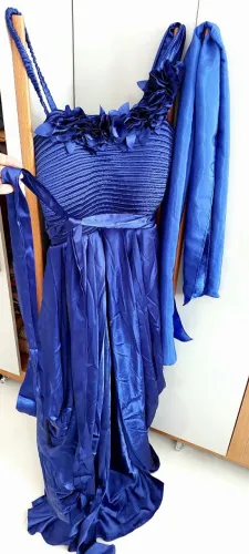 Vestido formatura adm, festa, tendencia moda azul Royal  royal- 