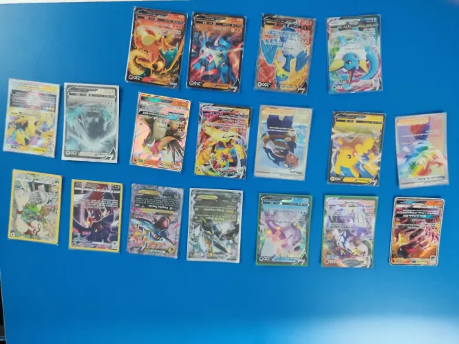 Kit 18 cartas pokémon ULTRA RARAS (Full arts, promocionais, ultra raras entre outras).