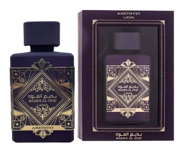 Perfume Lattafa Bade'e Al Oud Amethyst EDP 100ml Feminino Árabe