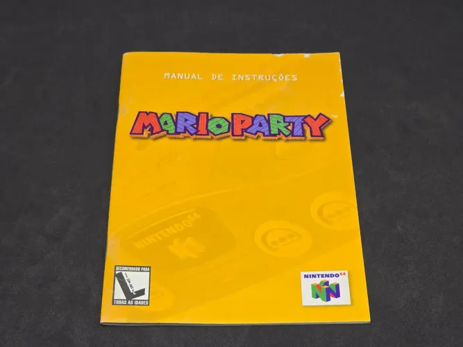 Manual Mario Party 64 GRADIENTE ORIGINAL 
