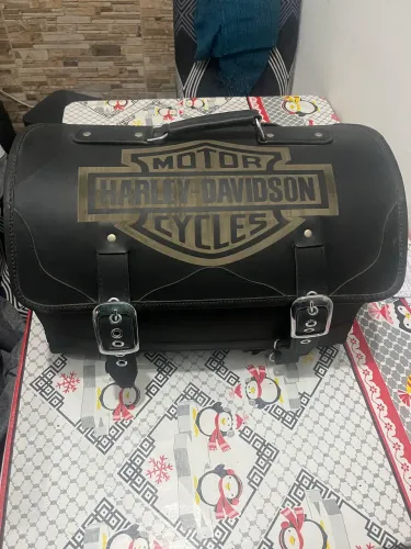 Bolsa couro Harley Davidson