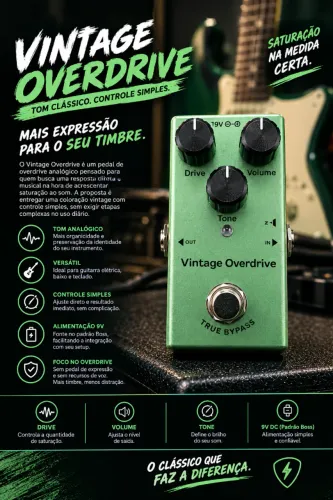 Pedal Vintage Overdrive