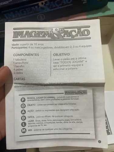 Jogo Imagem e Ação/ Cartas UNO