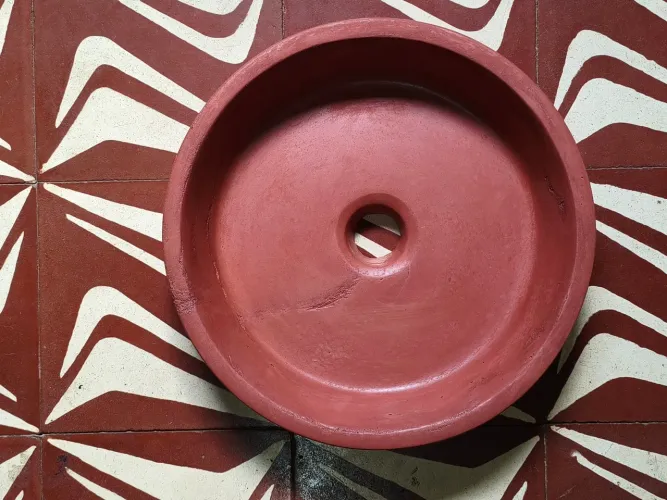 Cuba de sobrepor Terracota Rústica 