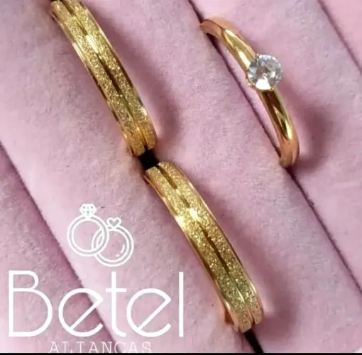 ALIANÇAS DE CASAMENTO 99,99 CONJUNTO