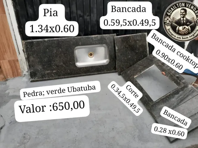 Bancada verde Ubatuba completa! Aceito proposta 