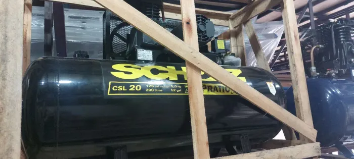 Compressor SCHULZ Pratic Air 200L Trifásico 5,0CV 