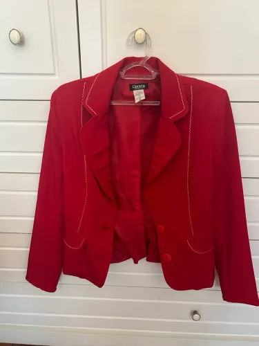 Blazer feminino vermelho