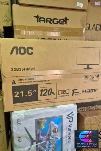 Monitor 21,5 AOC Full HD 120hz 1ms, novo, lacrado, com garantia!