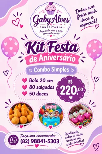 Ki festa para 20 pessoas