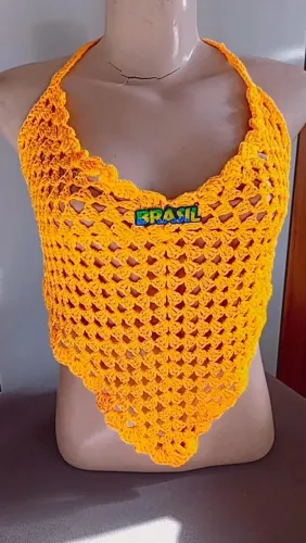 Roupas em crochê 