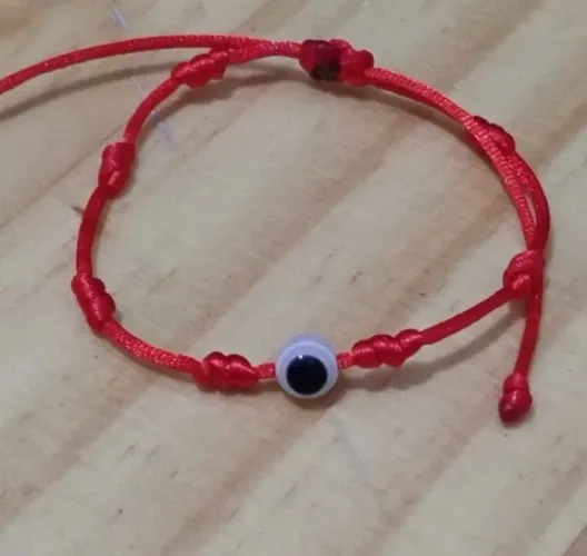 Pulseira 7 nós olho grego. Amuleto de proteção espiritual 