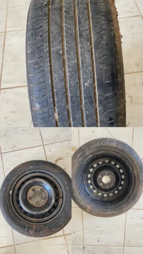 Roda aro 16 com pneu meia vida!!