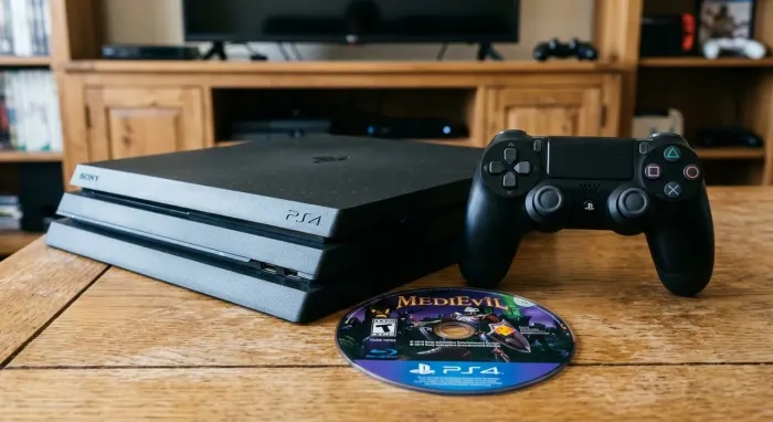PS4 Pro 1Tb + Controle Original + MediEvil