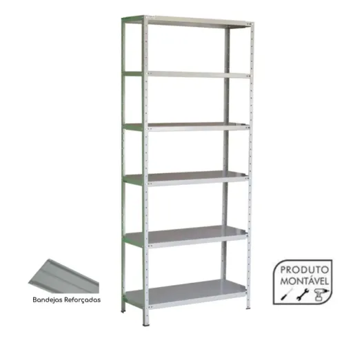 Estante em aço de 40 cm profundidade novo
