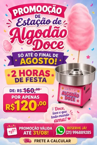 Estação de Algodão Doce