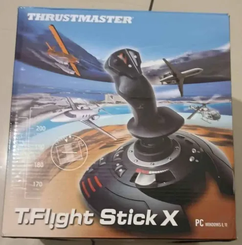 Simulador de voo thrustmaster p/pc