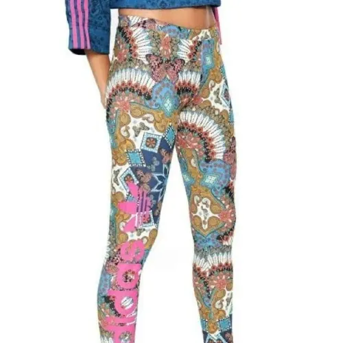 Calça legging borbomix Farm Adidas - P