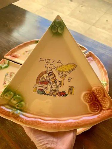 Jogo de pratos de pizza