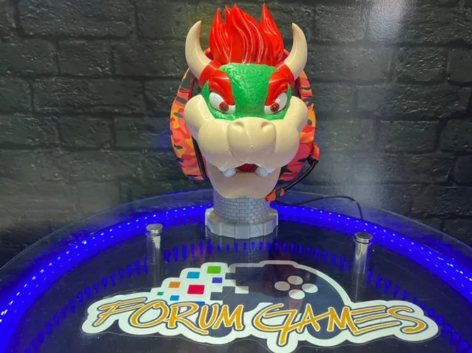 Bowser - Feito na Impreasora 3D - peça única 