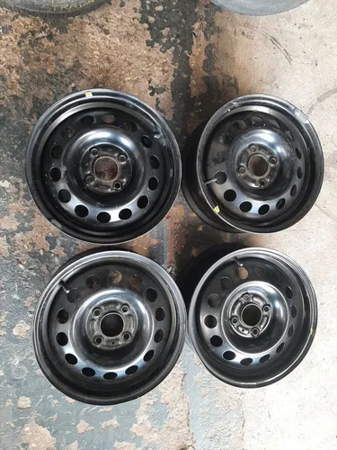 Jogo de Rodas Aro 15 Ferro 4x108 Zeradas( ACEITO CREDISHOP)