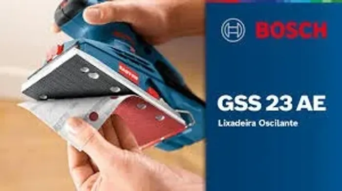 Lixadeira Orbital Vibratória Retangular 190W Bosch GSS 23 AE