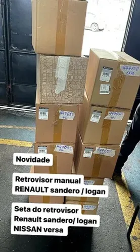 retrovisor manual sandero logan