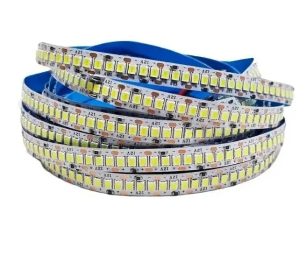 Fita de Led 240 Leds por metro 12v Sem Silicone Branco Frio 3528
