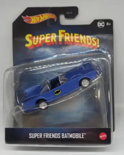 Hot Wheels- The Batman - Super Friends - Batmobile - Escala: 1:50