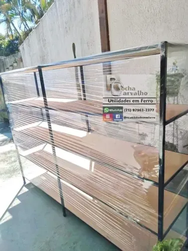 Gôndola Reforçada 1,40x1,80x0,40 (5 andares). Sob Encomenda. Orçamos sob medida.