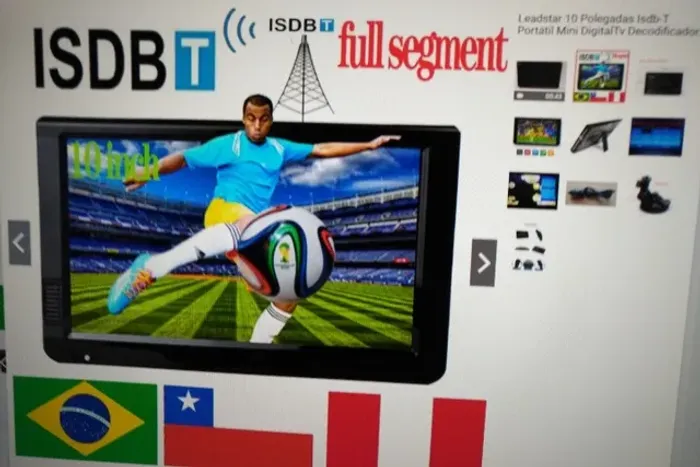 Tv Leadstar 10 Polegadas Isdb-T Portátil Mini DigitalTv Decodificador Embutido H265