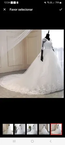 Vestido de noiva usado uma vez só + 3 Plaquinha de casamento
