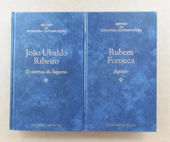 Livros O Sorriso do Lagarto e Agosto