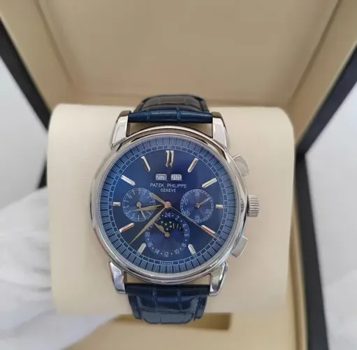 Relogio Patek Philippe Geneve Azul Automático e