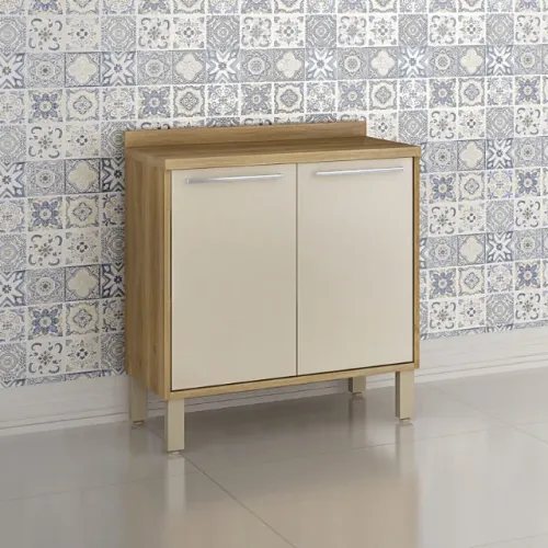 Balcão Paris 80cm com 2 Portas -Sallêto