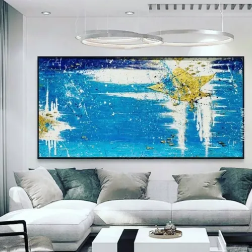 Quadro de mar com arraia