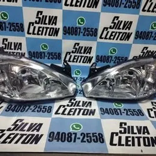 par farol corsa 2003 ate 2011 cromado item promoção Disponivel Retira