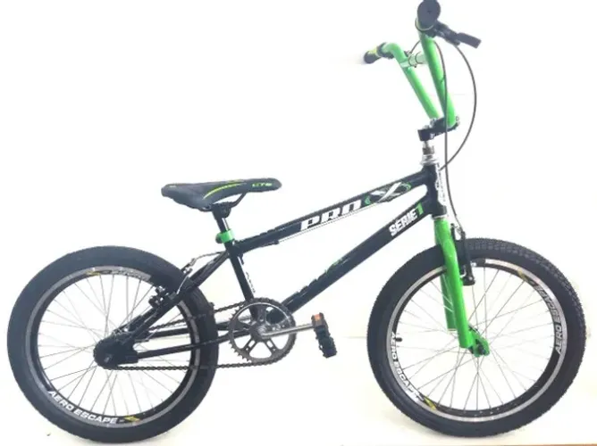 Bicicleta BMX Aro 20 ProX Serie 1 Personalizada Quadro Guidão em Aço 9905