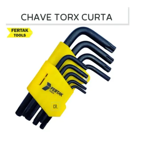 KIT JOGO DE CHAVES TORQUE 9 PEÇAS FERTAK 2409