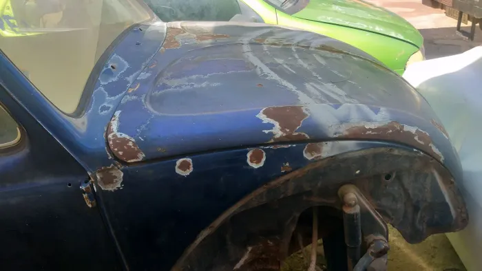 Carroceria de Fusca para restauração