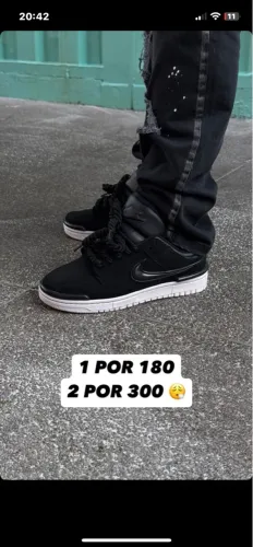 Tênis Nike Dunk Low Preto twist
