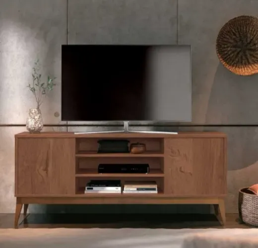 Rack para TV até 65" Pés Madeira Maciça DIVIDIMOS EM ATÉ 10X SEM JUROS