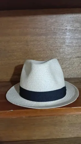 Chapéu Panamá Pralana original (Acompanha faixas)