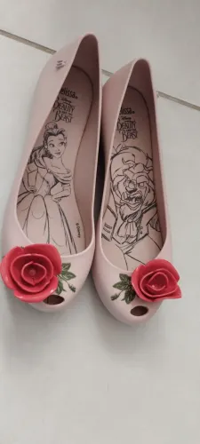Sapatilha Melissa Beauty and the Beast A Bela e a Fera Tam 35