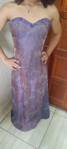 Vestido longo de festa