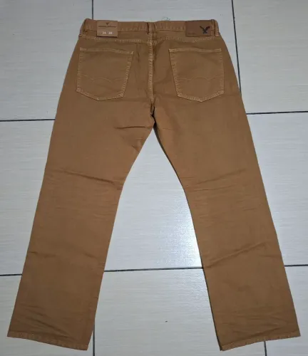 Calça, American Eagle, Straight, n.44 Brasil, Nova, Made  Americana.