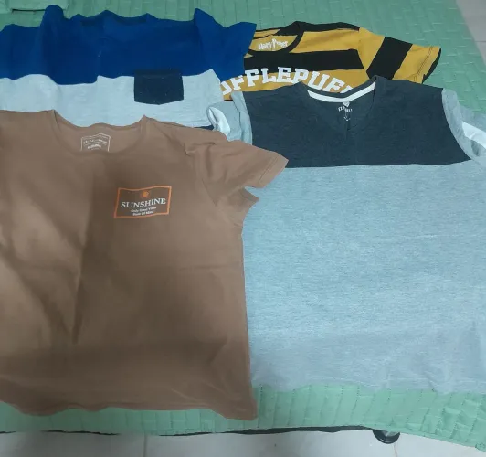 Lote 5 camisas 12/14 anos renner...