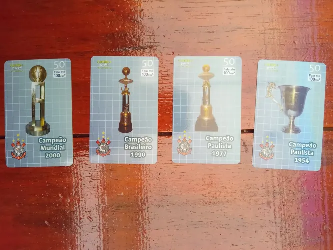 Corinthians Coleção Cartão Telefônico Títulos
