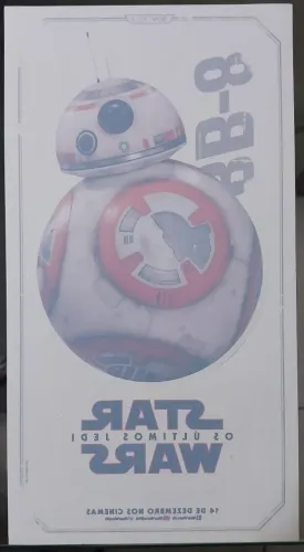 Adesivo para vidro Star Wars - os últimos Jedi.