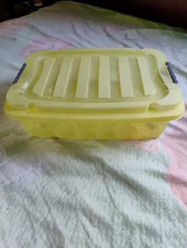 Caixa plástica organizadora 39x28x12, retirar no local 